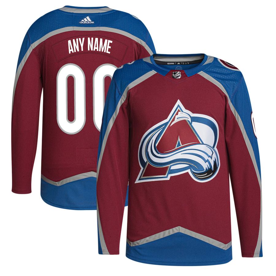 Men Colorado Avalanche adidas Burgundy Home Primegreen Authentic Pro Custom NHL Jersey->colorado avalanche->NHL Jersey